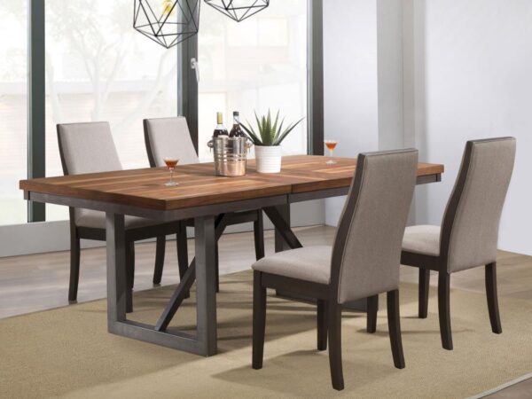 Spring Creek 5-piece Rectangular Dining Table Set Taupe