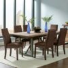 Spring Creek 7-piece Rectangular Dining Table Set Chocolate