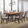 Spring Creek 77-inch Extension Dining Table Natural Walnut