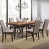 Spring Creek Upholstered Dining Chair Taupe (Set of 2)