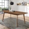 Redbridge 75-inch Extension Leaf Dining Table Natural Walnut