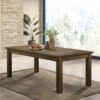 Coleman Rectangular 79-inch Dining Table Rustic Golden Brown