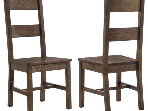 Coleman Dining Side Chair Rustic Golden Brown (Set of 2)