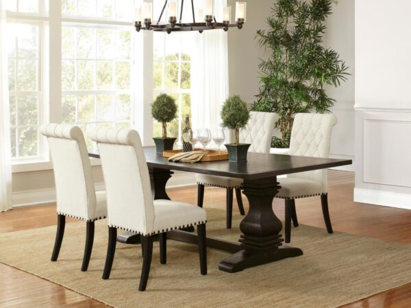 Parkins 5-piece Rectangular Dining Table Set Rustic Espresso