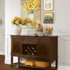 Parkins 2-door Sideboard Buffet Cabinet Rustic Espresso