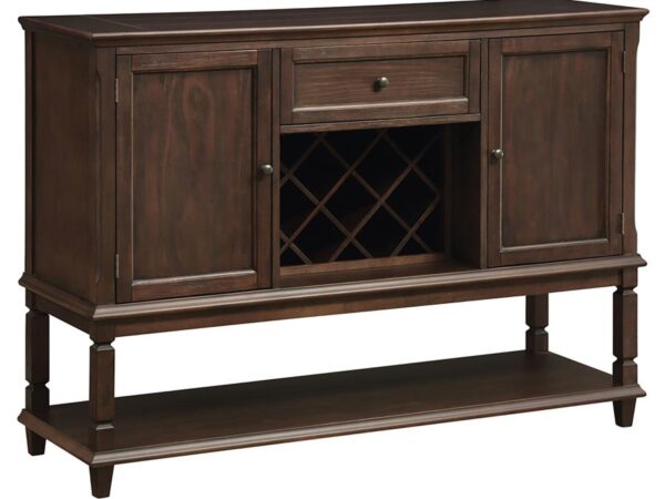 Parkins 2-door Sideboard Buffet Cabinet Rustic Espresso