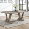 Cornelia Rectangular 82-inch Dining Table Coastal Grey
