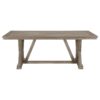 Cornelia Rectangular 82-inch Dining Table Coastal Grey