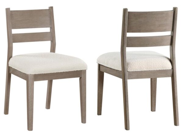 Cornelia Wood Dining Side Chair Coastal Grey (Set of 2)