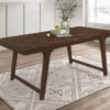 Reynolds Rectangular 79-inch Wood Dining Table Brown Oak