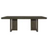 Kelly Rectangular 87-inch Wood Dining Table Dark Grey