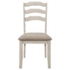 Ronnie Wood Dining Side Chair Rustic Cream (Set of 2)