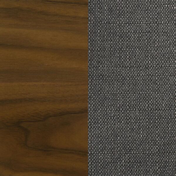 Alfredo Dining Side Chair Grey and Natural Walnut (Set of 2)