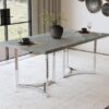 Sterling 72-inch Rectangular Dining Table Grey Faux Marble