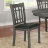 Lavon Wood Dining Side Chair Medium Grey (Set of 2)