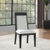 Brookmead Dining Side Chair Ivory and Black (Set of 2)