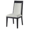 Brookmead Dining Side Chair Ivory and Black (Set of 2)