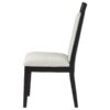 Brookmead Dining Side Chair Ivory and Black (Set of 2)