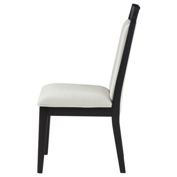 Brookmead Dining Side Chair Ivory and Black (Set of 2)