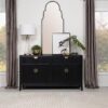 Brookmead 4-door Sideboard Buffet Storage Cabinet Black
