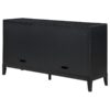 Brookmead 4-door Sideboard Buffet Storage Cabinet Black