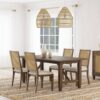 Matisse 5-piece Rectangular Dining Table Set Light Brown
