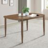 Dortch Oval 63-inch Solid Wood Dining Table Walnut