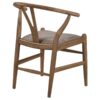 Dinah Wood Wishbone Dining Side Chair Walnut (Set of 2)