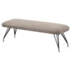 Dodson Fabric Upholstered Dining Bench Taupe