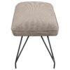Dodson Fabric Upholstered Dining Bench Taupe