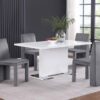 Tordera Velvet Upholstered Dining Side Chair Grey (Set of 2)