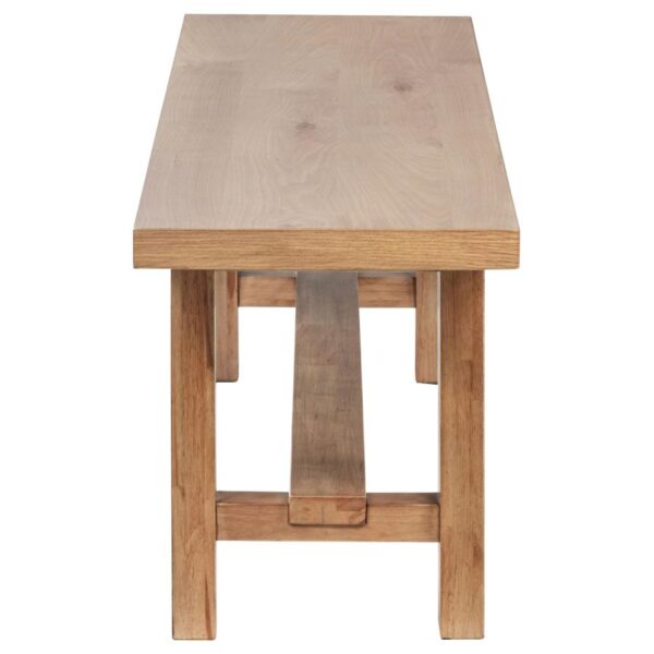 Middleton 6-piece Extension Leaf Dining Set Natural Brown