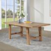 Middleton 76-inch Extension Leaf Dining Table Natural Brown