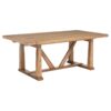 Middleton 106-inch Extension Leaf Dining Table Natural Brown