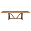 Middleton 106-inch Extension Leaf Dining Table Natural Brown