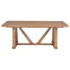 Middleton 106-inch Extension Leaf Dining Table Natural Brown