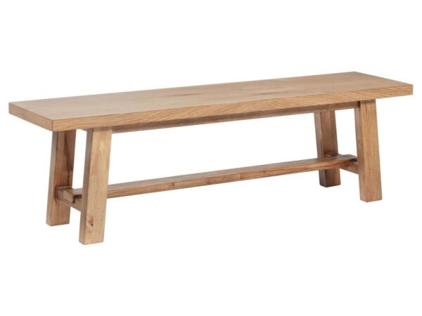 Middleton 60-inch Wood Backless Dining Bench Natural Brown