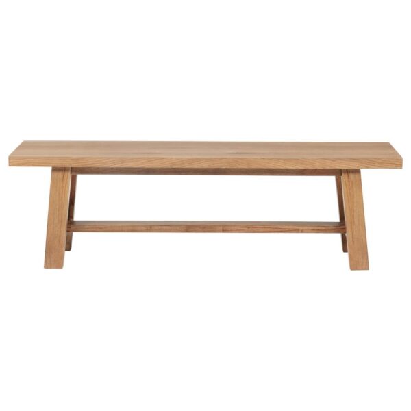 Middleton 60-inch Wood Backless Dining Bench Natural Brown