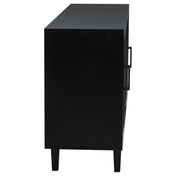 Middleton 4-door Sideboard Server with Dual Drawers Black
