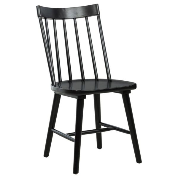 Middleton Solid Wood Dining Side Chair Black (Set of 2)