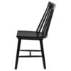 Middleton Solid Wood Dining Side Chair Black (Set of 2)