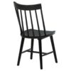 Middleton Solid Wood Dining Side Chair Black (Set of 2)