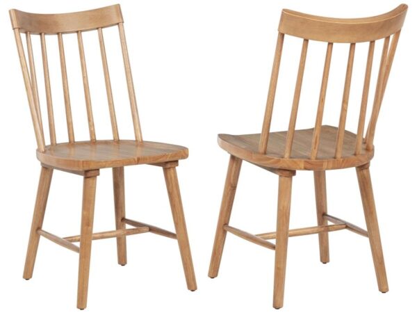 Middleton Solid Wood Dining Side Chair Brown (Set of 2)