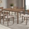 Parkridge Dining Side Chair Natural Walnut (Set of 2)