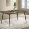Onslow 59-inch Rectangular Wood Dining Table Dark Brown