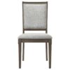 Onslow Upholstered Dining Side Chair Dark Brown (Set of 2)