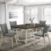 Biloxi 5-piece 71-inch Rectangular Dining Set Greyish Brown