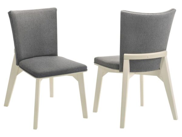 Biloxi Upholstered Dining Side Chair Grey (Set of 2)
