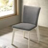 Biloxi Upholstered Dining Side Chair Grey (Set of 2)