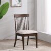 Everton Wood Dining Side Chair Dark Walnut (Set of 2)